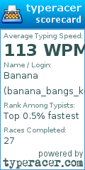 Scorecard for user banana_bangs_keyboard