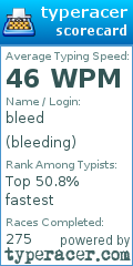 Scorecard for user bleeding