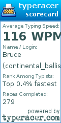 Scorecard for user continental_ballistic_missile