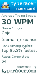 Scorecard for user domain_expansion