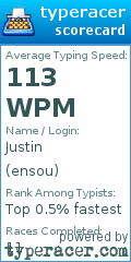 Scorecard for user ensou