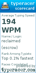 Scorecard for user escrow