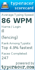 Scorecard for user fencing