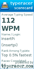 Scorecard for user insertpi