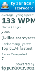 Scorecard for user iwillldeletemyaccounwhenilose