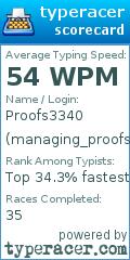 Scorecard for user managing_proofs