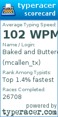 Scorecard for user mcallen_tx
