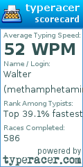 Scorecard for user methamphetamine_eshay