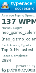 Scorecard for user neo_gizmo_colemak