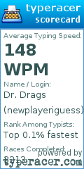 Scorecard for user newplayeriguess