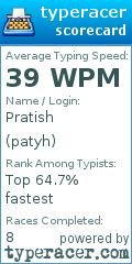 Scorecard for user patyh