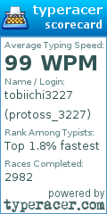 Scorecard for user protoss_3227