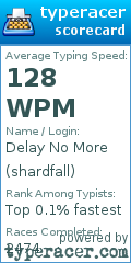 Scorecard for user shardfall