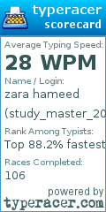 Scorecard for user study_master_2025