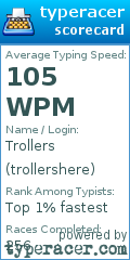 Scorecard for user trollershere
