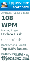 Scorecard for user updateflash