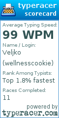 Scorecard for user wellnesscookie
